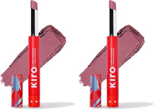 Image of Kiro Slickstick Luxe Matte Lipstick - Smokey Plum, 2.4g (Pack of 2)