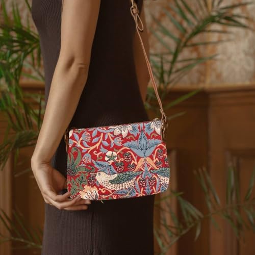 Image of Signare Tapestry Crossbody Bag Sling Shoulder Purse for Women