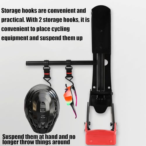 Gancho para estante de ciclismo para interiores para ahorrar espacio 7
