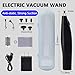 DBXMJWCMDT Electric Vacuum Suction Pen, IC Chip Pickup Tool with 5 Suction Headers, Precision Electronic Component Handling Kit for SMD/SMT PCB Repair and Assembly Work