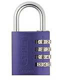 Dimensiones: 40 mm Abus 145/40 LILA B - Candado aluminio combinacion 40mm 4 dígitos lila blister