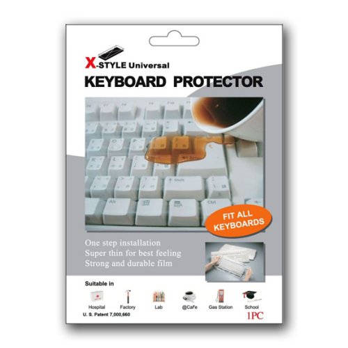 Green Onions Supply RT-XU001 20 1/2-Inchx10 5/8-Inch Universal Keyboard Protector for Most Sizes Desktop Keyboards -1 Piece (Transparent)