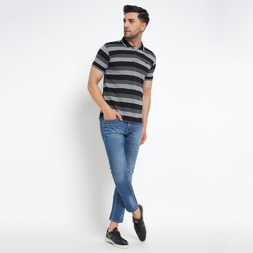 Image of Duke Men's Striped Slim Fit T-Shirt