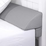 HOMBYS Wedge Pillow Headboard for Bed Gap,Foldable Bed Wedge Gap Filler Queen Size,Matterss Gap Filler,Multi Functional Bed Crack Pillow, Large Queen 60"x10.6"x6" for Gap Between (0-10")