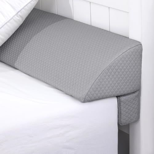 HOMBYS Wedge Pillow Headboard for Bed Gap,Foldable Bed Wedge Gap Filler Queen Size,Matterss Gap Filler,Multi Functional Bed Crack Pillow, Large Queen 60"x10.6"x6" for Gap Between (0-10")