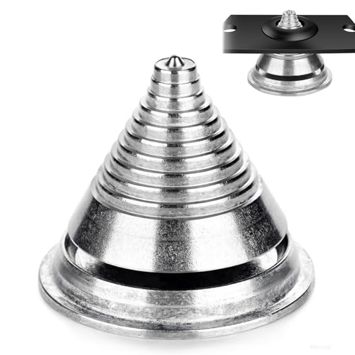 TOPVOP auto Lawn Mower Blade Balancer for Balances Blades After Sharpening, Metal Material Design Lawnmower Accessories, Compatible with Most Lawn Mower Blades (1pk) Lawnmower Accessories