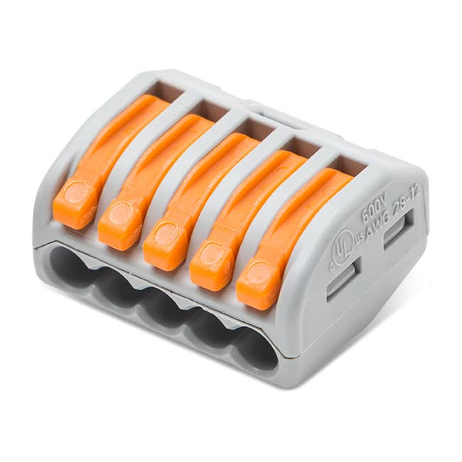 Wago - Bornes de connexion automatique S222 5 entrées par 40