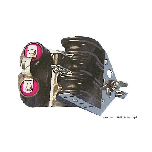 Bozzello sfere 3 pulegge strozzascotte 10x38 con arricavo