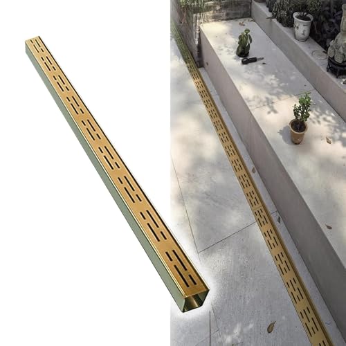Canal de drenaje acero inoxidable 304 multicolor de 10x3cm para reformas de baños