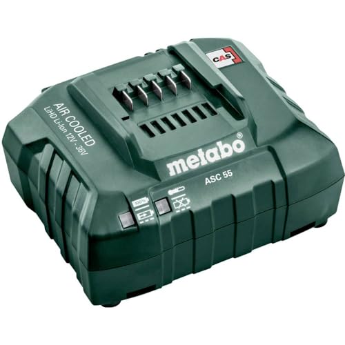 Metabo 627044000 Cargador ASC 55 V refrigerado por aire, 12-36 V