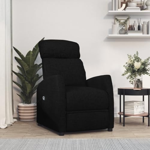 Xichuzi Sillón reclinable de pie, Sillón Relax, Sillones Reclinables, Butaca Reclinable, Sillon Lactancia, Sillon Individual, Sofa Relax, Sillon Orejero,de Tela Negra