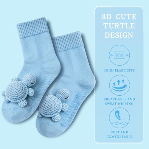 Image of 3D Knit Animal Socks,Cute Hug Hug Socks with Funny Animal Design,Non-Slip Animal Feet Socks for Women Gifts