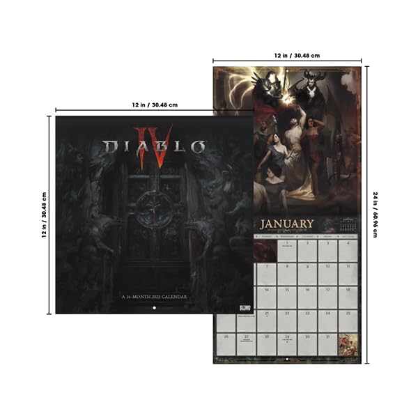 Amazon | Diablo 4 カレンダー 2025 - デラックス 2025 ディアブロ