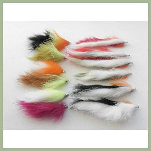 Zonker Mouches à truite bicolores et lapin Leech Taille 10 Cover
