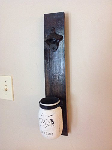 Stylish Wall Mounted Bottle Opener with Cap Catcher – Unique Groomsmen Gift, Perfect for Man Caves, Father's Day, and Christmas - Image 4