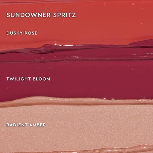 Image of Kiro Glow On The Go 3-in-1 Blush & Highlighter - Sundowner Spritz, 3.5ml | Infused with Hyaluronic Acid & Peptides, Clean, Vegan, Hydrating Formula