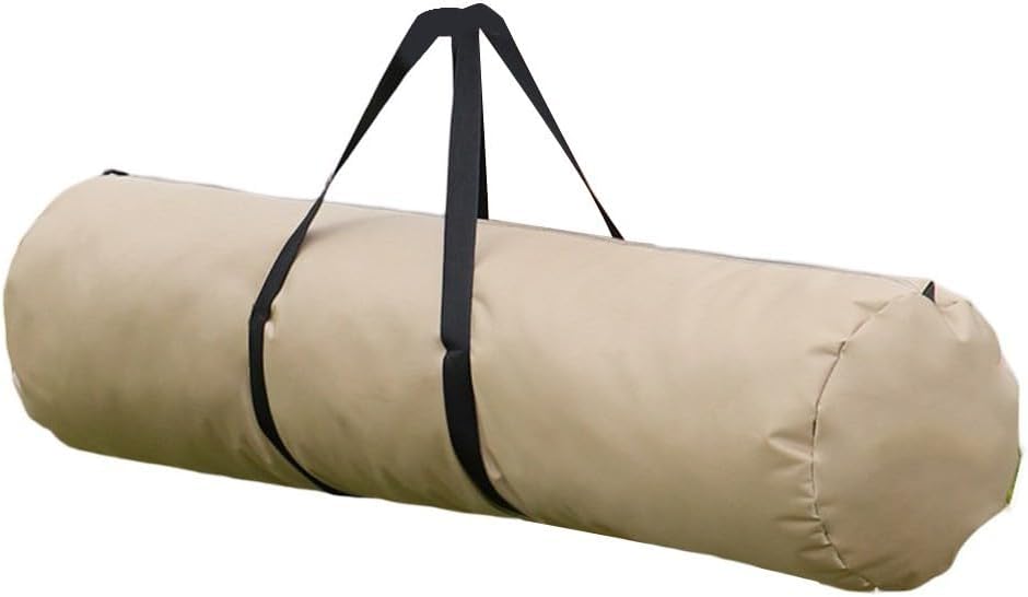 Large Tent Storage Bag Waterproof Oxford Cloth Canopy Carry Case Heavy dutys Camping Organizer for Outdoor Hiking Gear Khaki Beige(Khaki 29 * 120cm)