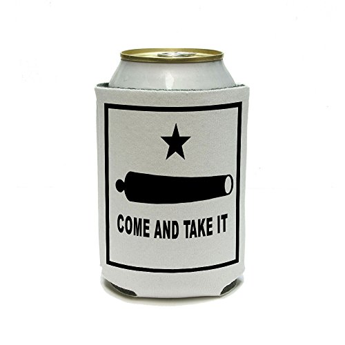 Come and Take it Texas Flag, Drink Insulator, Beverage Insulated Holder