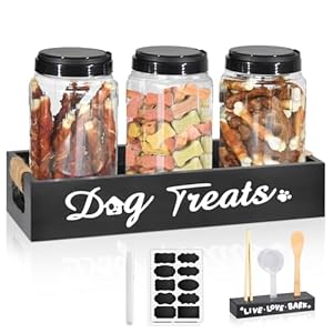 Dog Treat Container, Dog Food...