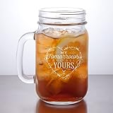 PARAMOUNT NETWORK Yellowstone My Tomorrows Are All Yours Laser Engraved Mason Jar
