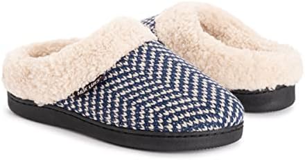 MUK LUKS Women's Suzanne Clog Slippers, Liberty Blue, 9-10 | Image 6