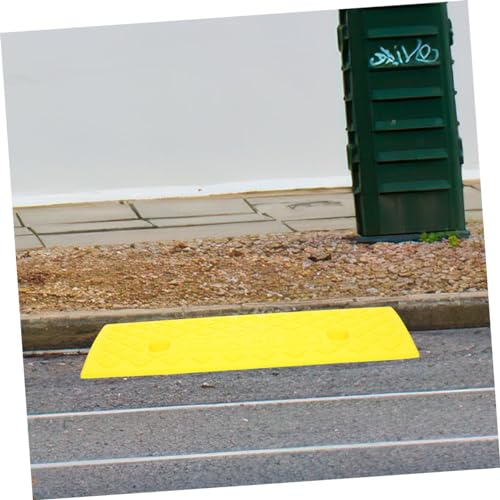 Rampa portátil resistente para bordillo y escalones color amarillo miniatura 5