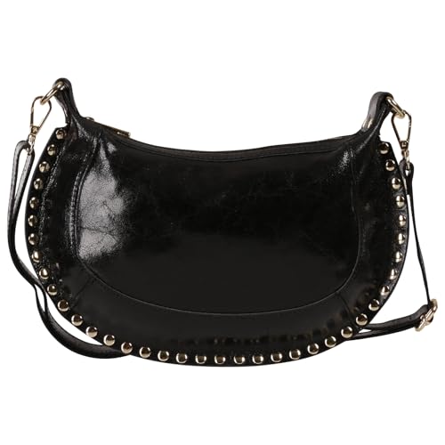 Sac à bandoulière noir chic aux lignes épurées modèle OTT196US1