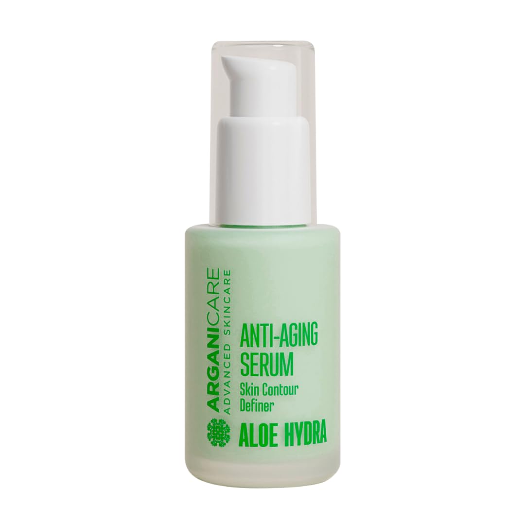 ARGANICARE - Anti-Ageing Serum with Aloe Vera - Moisturising Face Care for All Skin Types - 30 ml
