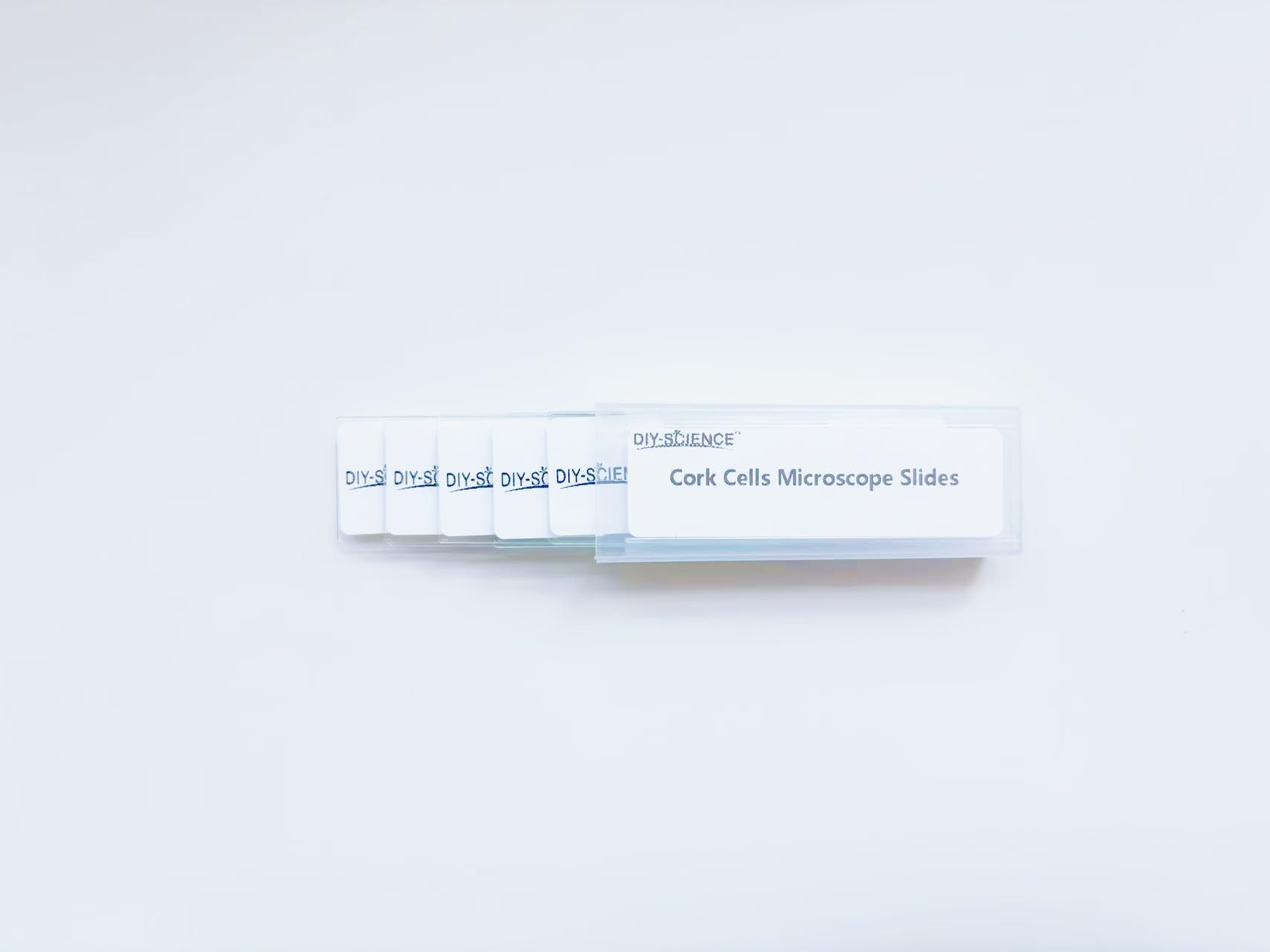 Cork Cells Prepared Microscope Slides, 5 Pack Cork Slides to Learn About Cell Structure Found in Plants