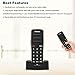 Chtoocy Rechargeable Intercoms Wireless for Home 1 Mile Range 10 Channel, Handheld Wireless Intercom System for Home Business Office, Home Room to Room Communication System (2 Packs, Black)