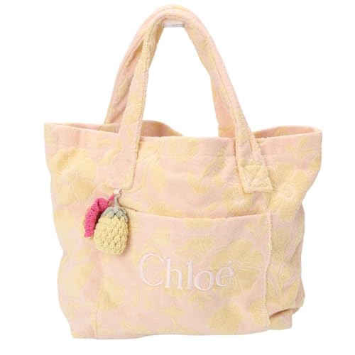 [Chloe] [クロエ] トートバッグ レディース (キッズライン) フローラルエンボス加工 コットン素材 ピンク C21227 S05 [並行輸入品]