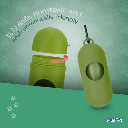 Image of Biodegradable Dog Waste Bags | Unscented, Highly Flexible, Non-Toxic, Leak Proof Pet Poop Bags | 120 Count with Free Dispenser