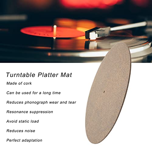 Turntable Slip Mat Rubber Cork Vinyl Record Player Slipmat Turntable Platter Mat Turntable Slipmat Pad For All Lp Vinyl Record Players #TOP1