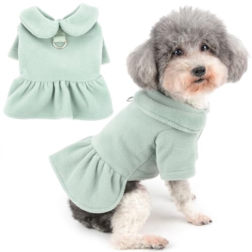Tessuto: l'abito è realizzato in morbido e accogliente tessuto in pile di cotone che garantisce il comfort del tuo cane mentre lo indossa. anche caldo da indossare nelle giornate fredde, come l'inverno e l'autunno. Lavabile.