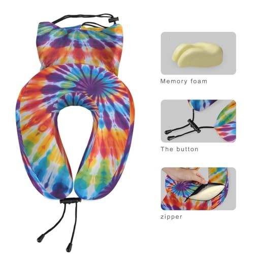 Almohada Espuma Viscoelástica Estándar Tie Dye Lavable miniatura 2