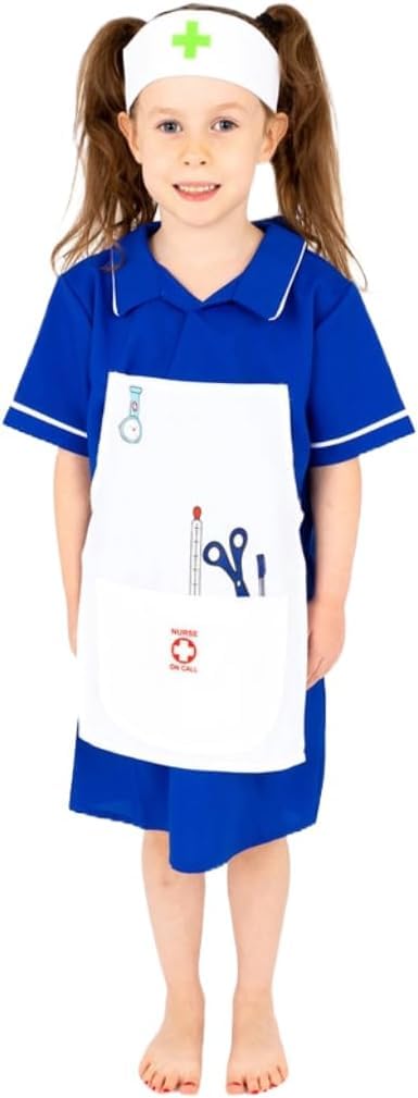 PRETEND TO BEE Nurse Fancy Dress Costume for Kids, 5-7 Years