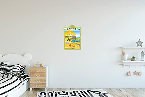 Cartel interactivo Lexibook JCMAT15i1 bilingüe con test de animales 6