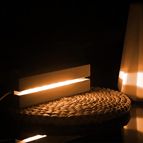 1 pezzo di legno ha condotto la luce di base di