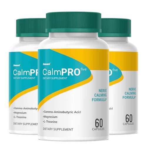 Sonavi Calmpro5 for Neuropathy, Calmpro5, Calmpro5 Nerve Calming Formula, Calmpro5 Nerve Capsules, CalmPro Five All Natural Formula, 180 Capsules