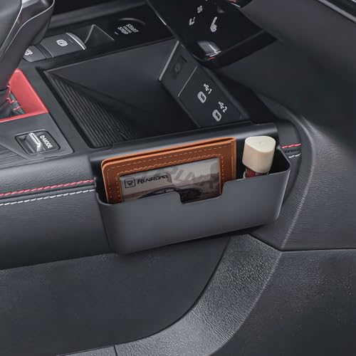 RUNROAD Center Console Storage Box Compatible with 2025 2026 Nissan Kicks Accessories Armrest Trash Can For Kicks S SV SR Gear Shift Organizer Tray Middle Console Dividers Phone Pocket Passenger