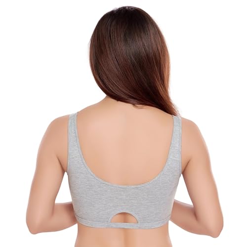 Image of juliet Non Padded Full Coverage Sports Bra for Women | Slip on Bra | Low Impact High Coverage Wireless Support Sports Bra JS 90