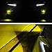iJDMTOY Gold Yellow Projector Lens LED Fog Lights Compatible with 2014-2016 Lexus is F-Sport (IS200t IS250 IS300 IS350), Powered by 2500K 15W High Power LED Emitters