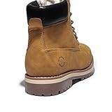 Bruno Marc Mens Classic Snow Boots Outdoor Waterproof Warm Winter Ankle Boots Hiking,Size 9,Yellow,SBSB226M-E - Image 4