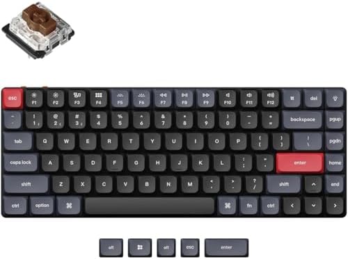 【国内正規品】Keychron K3 Pro 75%レイアウト カスタムメカニカルキーボード US配列 有線/Bluetooth無線対応 茶軸