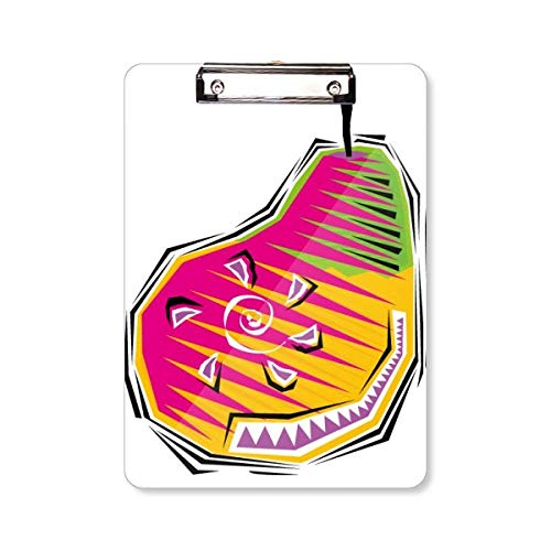 Planchette à pince poire mexicaine A4 pour écrire debout sans table
