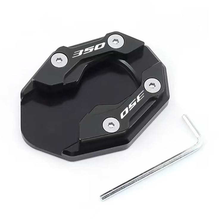 Plaque de support béquille Forza 350 en aluminium CNC anodisé