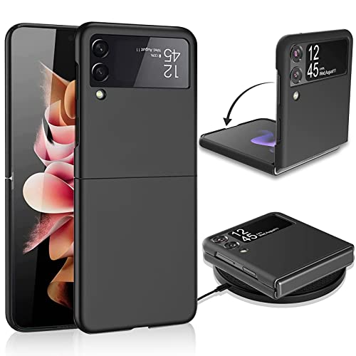 Croazhi Handyhülle für Samsung Galaxy Z Flip 4 5G Hülle, Original Ultra Dünn Folable Matt PC Hardcase Panzerhülle Stoßfest Kratzfest Schutzhülle Case Cover für Samsung Z Flip 4 5G Cover