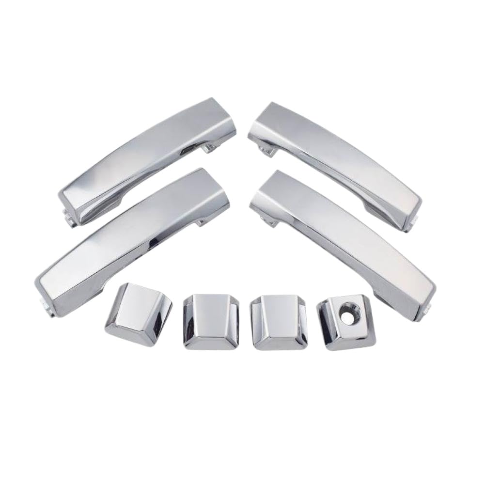 VsfAroYfs Exterior Door Handle 80647ZC00A 80646ZC00A 4pcs Compatible with Titan Armada QX56 5.0L 5.6L(Rear Left)