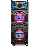 karaoke grande y poderoso Contenido- mando a distancia, cable ac, manual de instrucciones