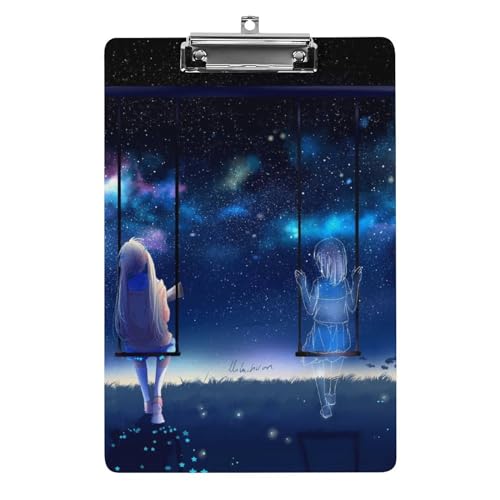Clipboard Galaxy Girl pour organiser vos documents A4 lors des réunions actives